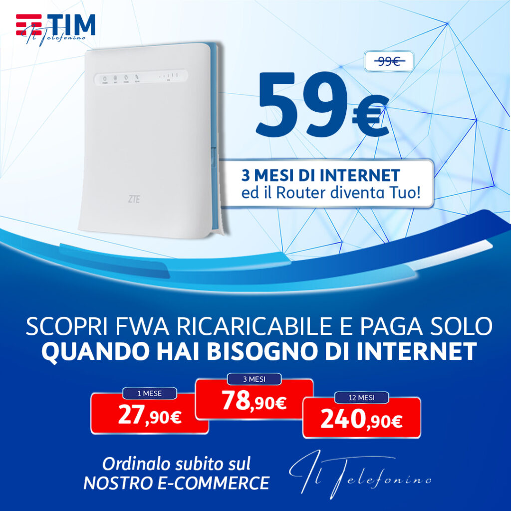 TIM FWA RICARICABILE Il Telefonino Shop