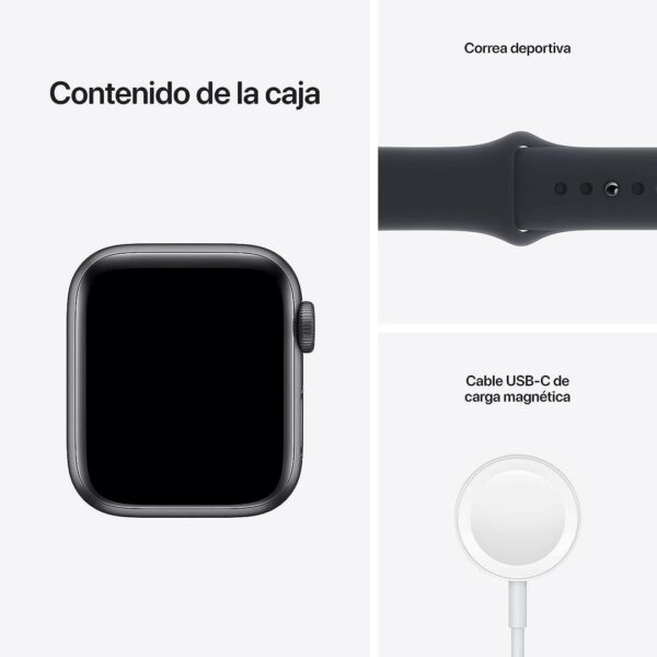 APPLE Watch SE - GPS (cassa 40mm) Grigio Siderale cinturino Mezzanotte 5.jpg