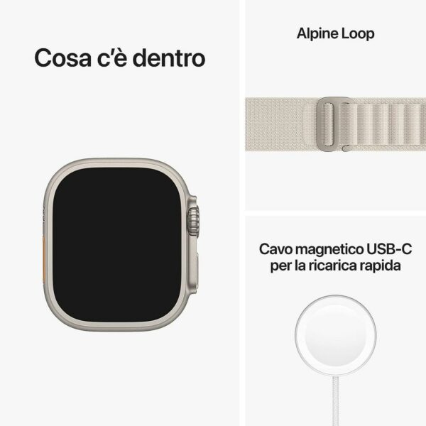 APPLE Watch Ultra GPS + Cellular cassa 49mm Titanio – Galassia S 3.jpg