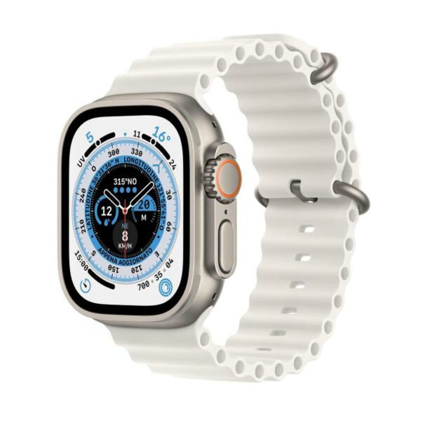 APPLE Watch Ultra GPS + Cellular cassa 49mm Titanio – Ocean Bianco 1.jpg