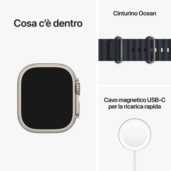 APPLE Watch Ultra GPS + Cellular cassa 49mm Titanio – Ocean Mezzanotte 4.jpg